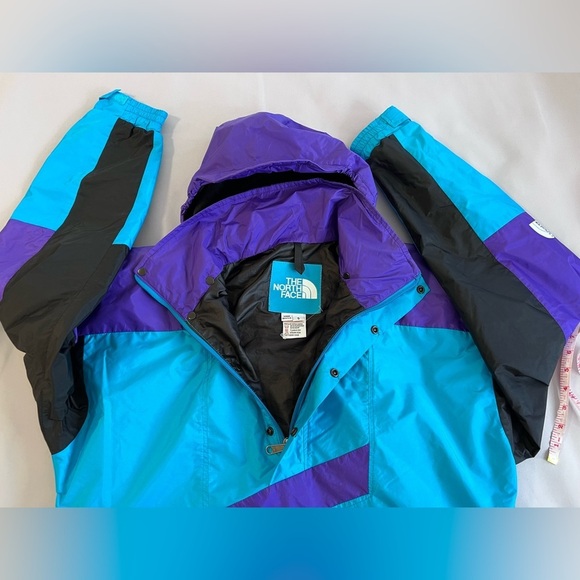 Vintage 90s North Face Made in USA Goretex anorak windbreaker pullover Sz S - Picture 8 of 14